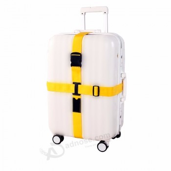 Correias transversais ajustáveis ​​personalizadas da bagagem da correia segura da embalagem para a mala de viagem