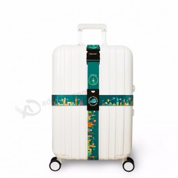 Color Polyester Luggage Straps Cross Suitcase Belts for Travel bags