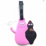 vliegtuig souvenir aangepaste zachte pvc bagagelabel
