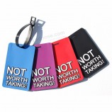 zachte Pvc-bagagelabel bagagelaam Tag adreskaartjes koffer