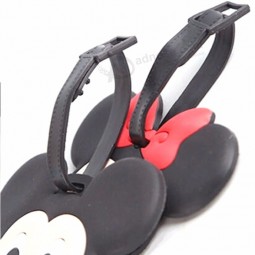 Étiquette de bagage en PVC souple personnalisée