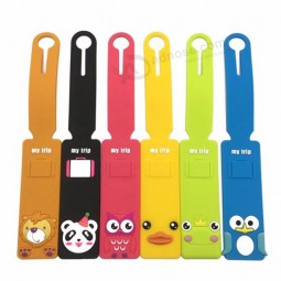 Soft PVC or Plastic Luggage Tags