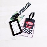 gepersonaliseerde koffer in bagagelabel in pvc-vorm