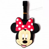 custom  soft Pvc luggage tags
