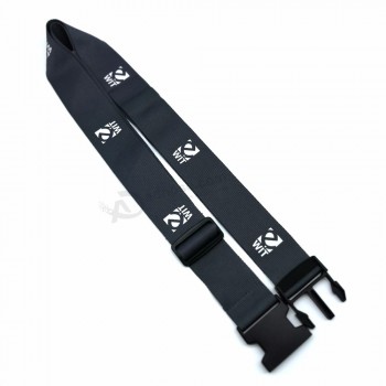 Logo personnalisé promotionnel Sac réglable en polyester Sangle de ceinture de bagage