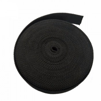 Anti-skid flexible customized  black nylon ribbon cotton fabric polyester safety military duty/uniform belt use webbing strap