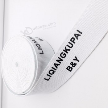 Sangle en polyester personnalisée de haute qualité de 1 pouce pour la couture, l’artisanat, les laisses, les sangles de sac