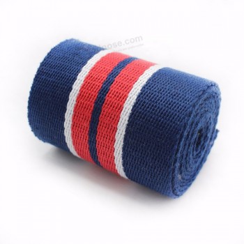 Ruban de sangle en gros de haute qualité, sangle de sangle en coton personnalisée, sangle en polyester imprimé