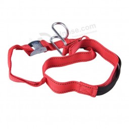 Wholesale custom high quality 25mm Red PP textile strap with elastic