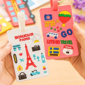Cartoon Luggage Tag Identifier Anime Suitcase Tags