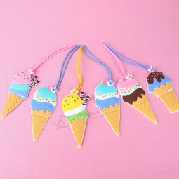 etiqueta de equipaje personalizada para imprimir fotos de helados