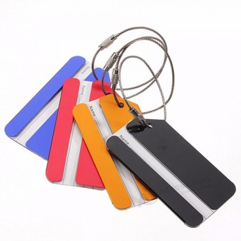Alliage d’aluminium Funky Travel Luggage Straps Nom de la valise ID Adresse Étiquettes de bagages