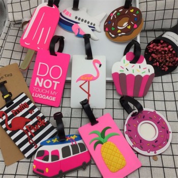 Creative Baggage Boarding Tags Suitcase ID Addres Holder Portable Label