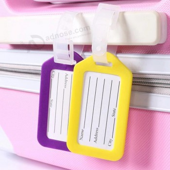Etiquetas de maleta de viaje de plástico etiquetas de maleta de china