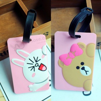 creatieve bagage Tag silicagel kofferlabels draagbaar label