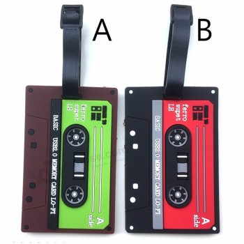 personalisierte anpassung audio tape koffer gepäckanhänger