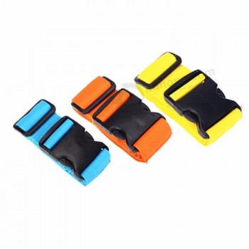 venta caliente de moda maleta ajustable correa de equipaje de poliéster logotipo personalizado correa de equipaje