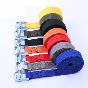 1 Inch Durable Custom Nylon Truck Cargo Lashing Strap for Car Transportation