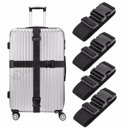 Coloré en gros double sangle réglable pour valise / sacs Sangle de boucle