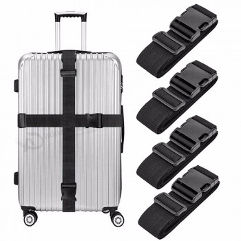 Coloré en gros double sangle réglable pour valise / sacs Sangle de boucle