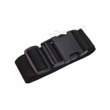 Wholesale Custom  Adjustable Black Nylon Luggage Strap