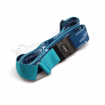 Safety excellent quality luggage strap with password combination lock