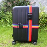 Travel Buckle Lock Tie Down Suitcase Belts for Baggage Nylon Adjustable Straps