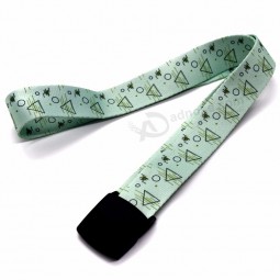 Ceinture tressée logo personnalisé avec boucle en métal à vendre