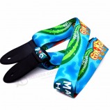 Ceinture tressée en polyester à la mode colorée avec boucle en métal