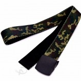 Impression personnalisée polyester mode ceinture tressée avec boucle