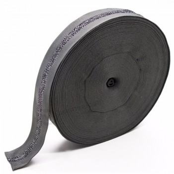 Bande de sangle en polyester enduit réfléchissant de 50 mm pour sangle de sac