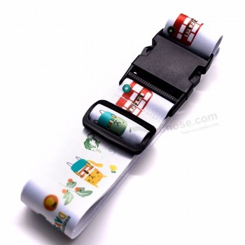 personalized travel polyester elastic luggage belt strap