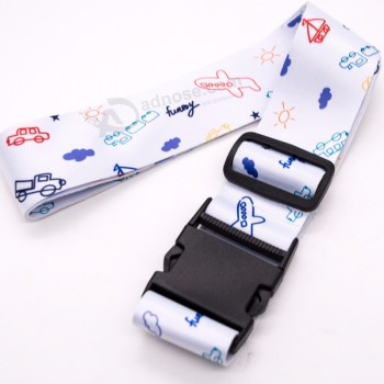 Sangle de valise de valise élastique de sublimation réglable