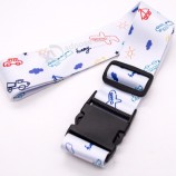 verstellbare Sublimation elastische Kofferverpackung Gepäckriemen