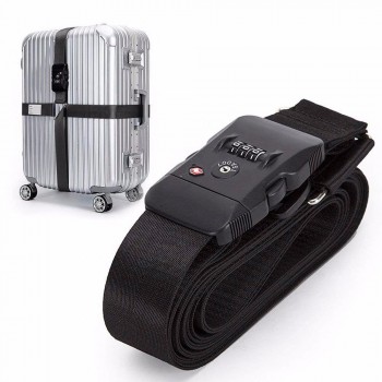 PPクロスパッキング軽量で耐久性のある調節可能なスーツケースベルトパーソナライズされた荷物ストラップ