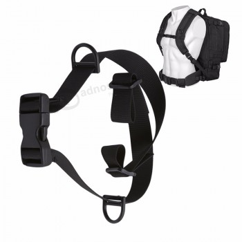 ハイキングとジョギングバックパックチェストストラップバックル胸骨ストラップ付き調節可能なチェストベルト