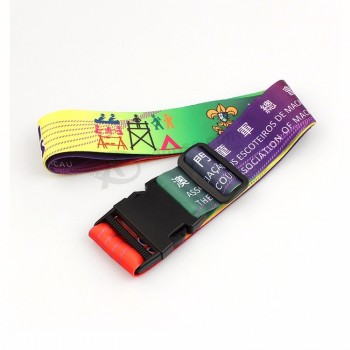 Custom colorful luggage belt suitcase strap