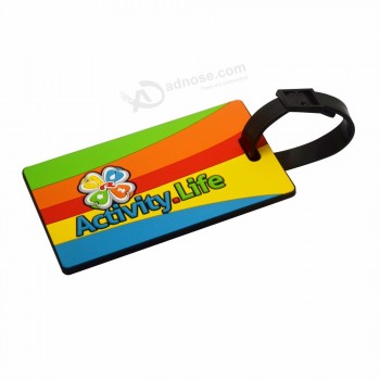 Custom PVC Luggage Travel suitcase bag tag