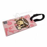 PVC bagagelabel cartoon pvc bag tag