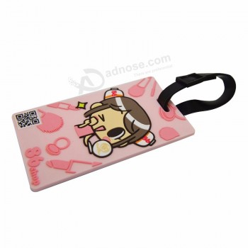 PVC bagagelabel cartoon pvc bag tag