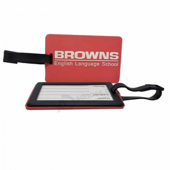 Airplane Soft PVC Custom Golf Luggage Travel Bag name Tag