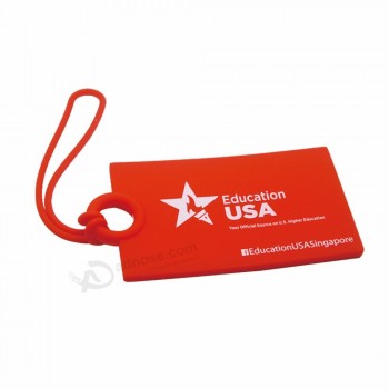 Silicone Travel Hotel Custom Blank Luggage Tag