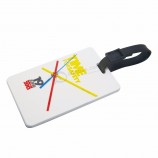 Eco-vriendelijke aangepaste logo pvc vliegtuig pvc bagagelabels