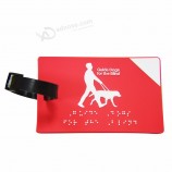 Reisegepäckanhänger aus klarem, haltbarem PVC