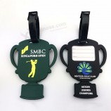 PVC trofee vorm gepersonaliseerde 3d promotie bagagelabel