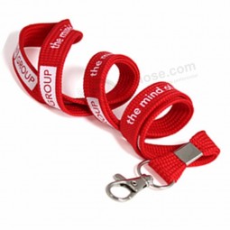 2019 Hot Sale Printed Your Own Logo Breakaway Woven Neck Lanyard for keys With Sample Free