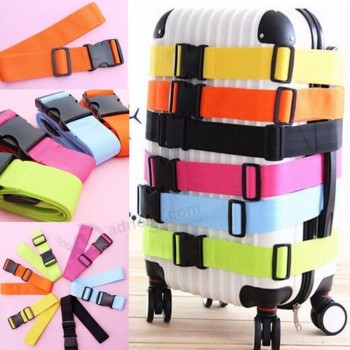 Correias de bagagem elástica de viagem alça ajustável cinto de bagagem bagagem mala cinta Nova marca de doces cor