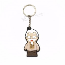 kundenspezifisches Andenken keychain Silikonschlüsselkette 3d niedliches PVC keychain