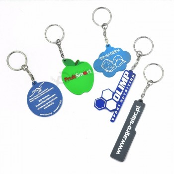 promotion porte-clés en caoutchouc souple 3d PVC