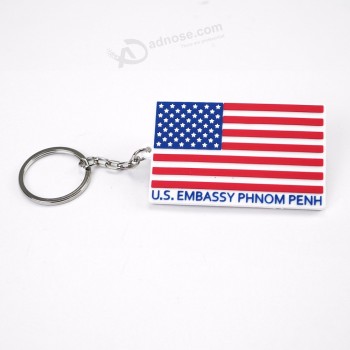 Cheap Custom 3d soft PVC Rubber keychain